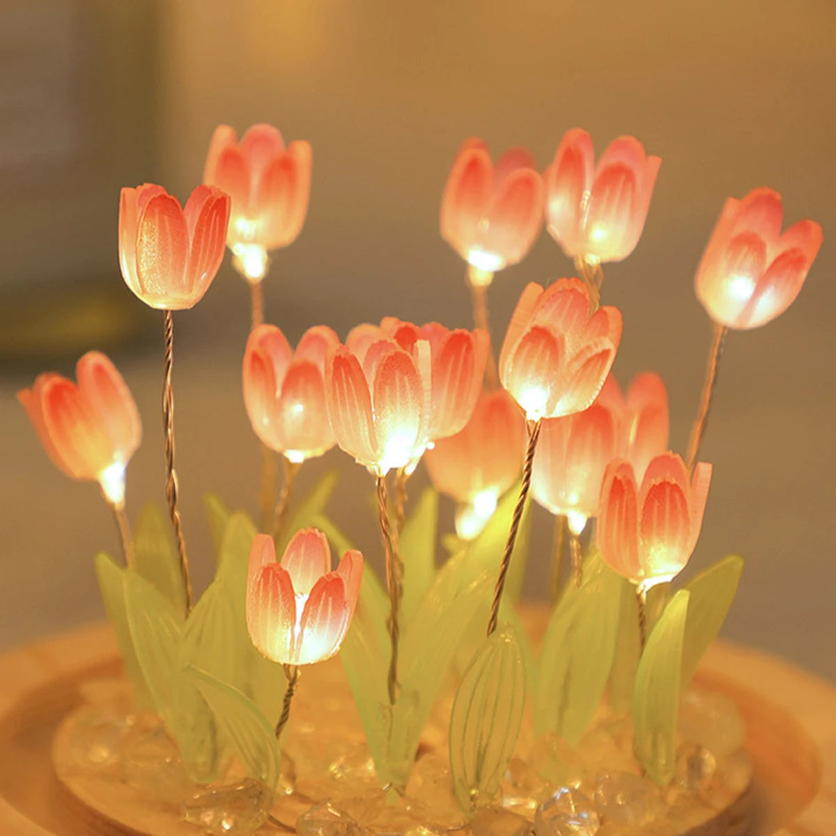 DIY Twilight Tulip Luminance Lamp