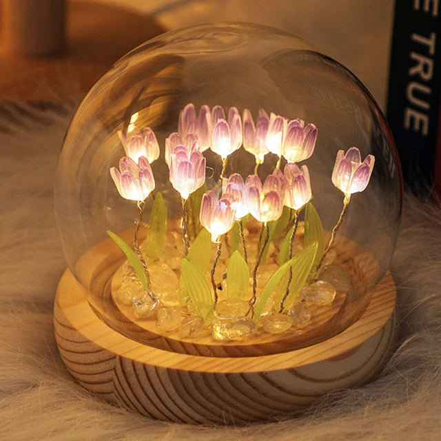 DIY Twilight Tulip Luminance Lamp