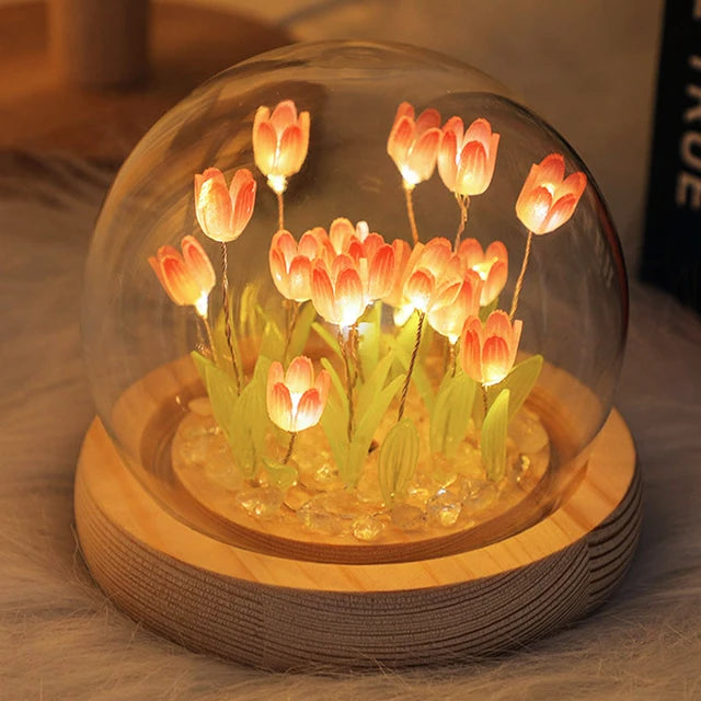 DIY Twilight Tulip Luminance Lamp