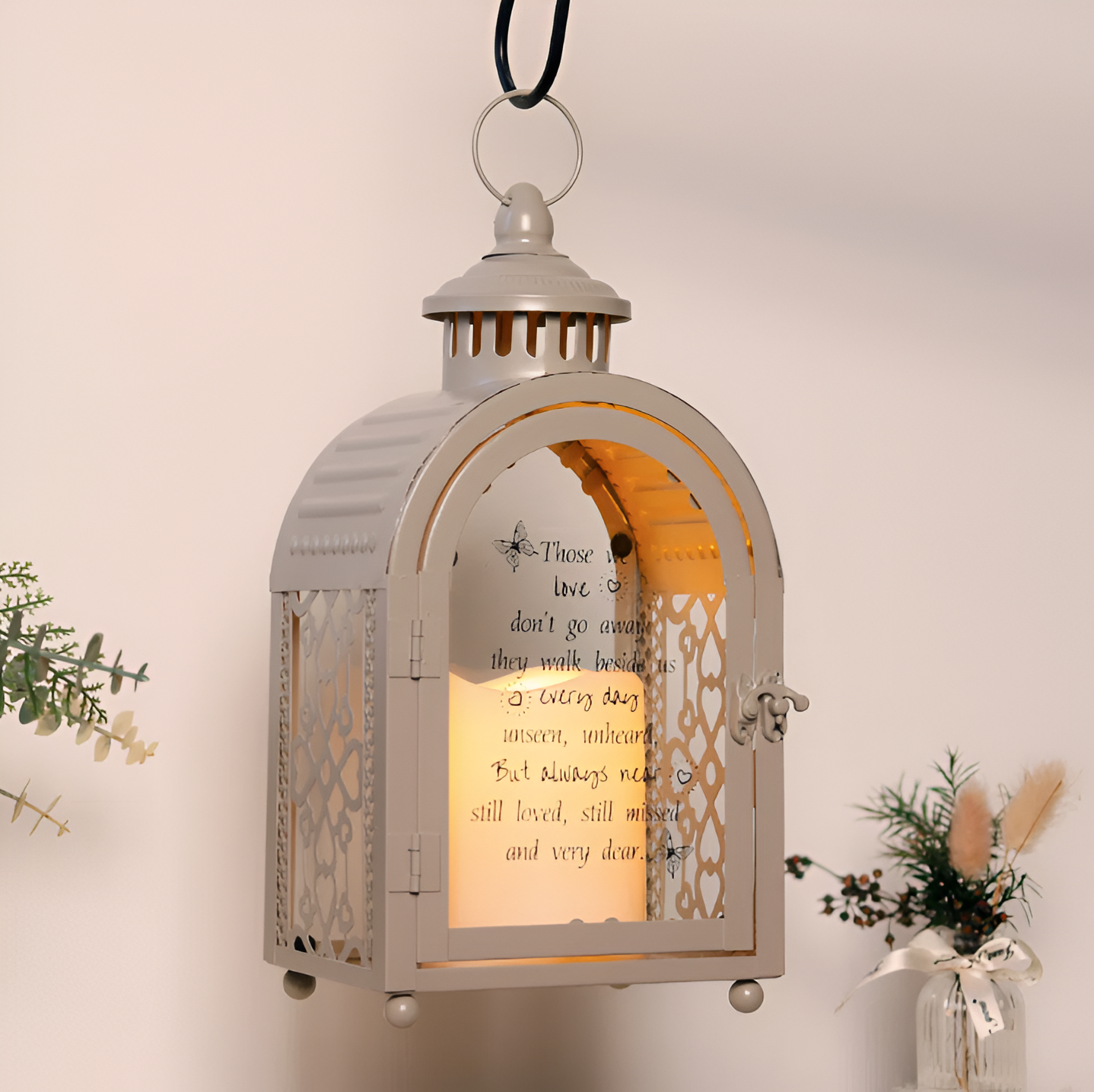 Iron Hanging Tribute Candle Holder