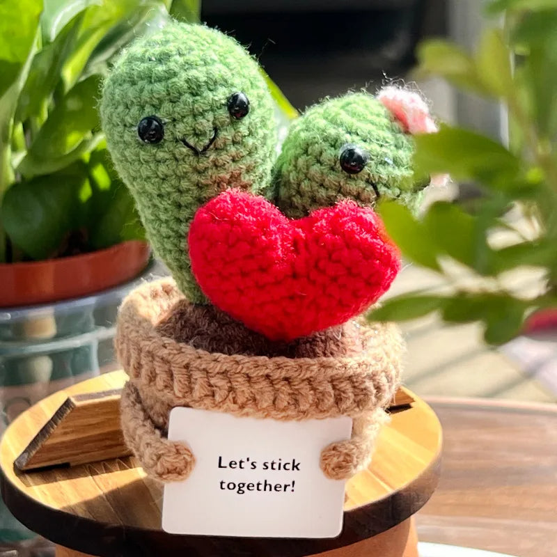 Mini Crochet Cacti