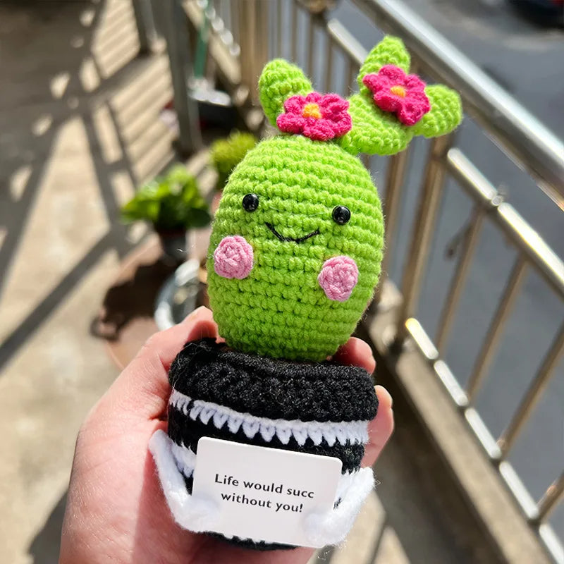 Mini Crochet Cacti